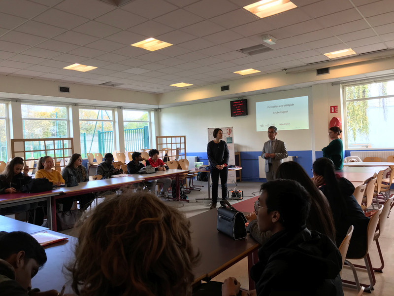 Formation des éco-délégués du lycée Cugnot à Neuilly-sur-Mar ... Image 2